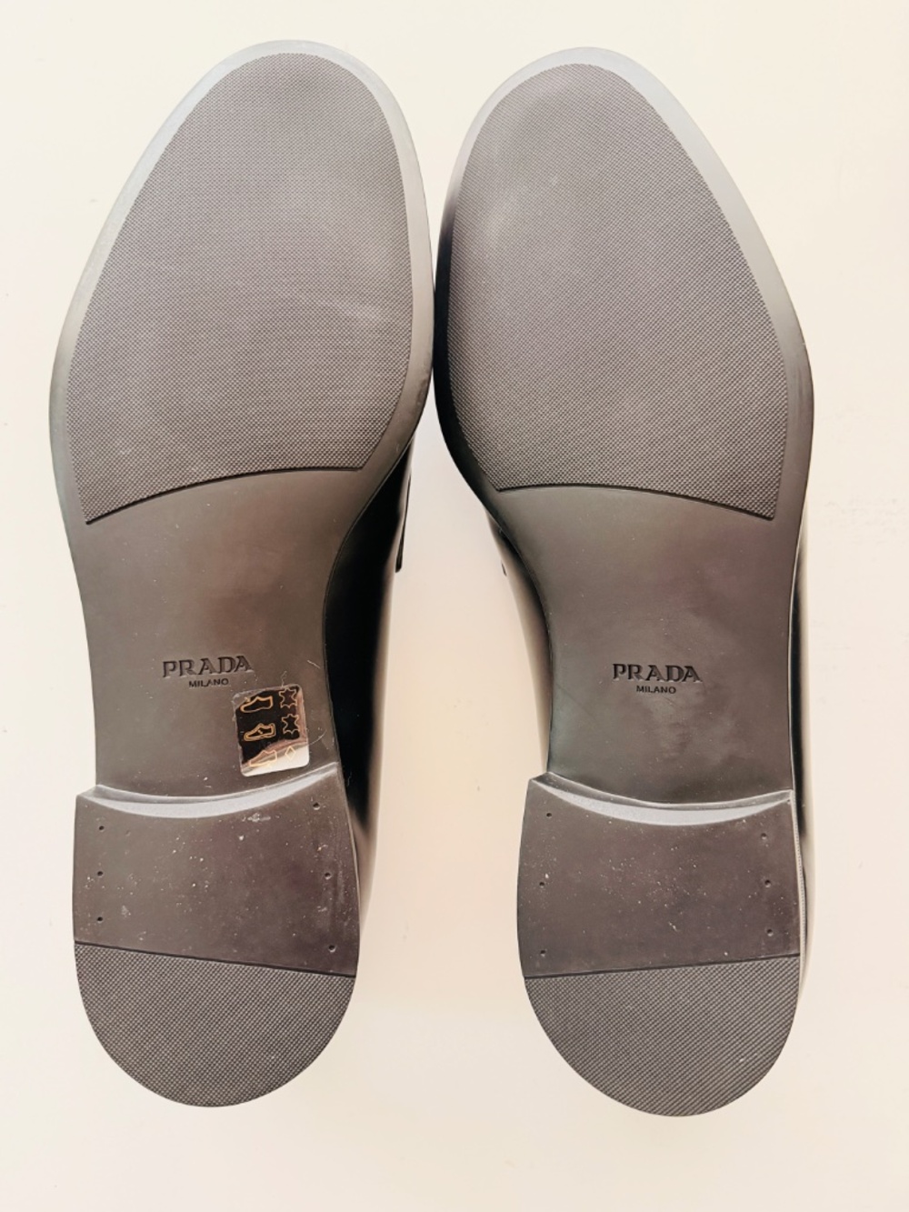 Prada Black Leather Men’s Loafers - Picture 6 of 9
